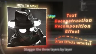 Text Deconstruction & Recomposition Effect ✂️