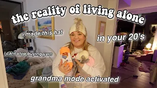 LIVING ALONE IN MY 20'S *slowing down, finding new hobbies, lots of therapy, house hunting, & more*