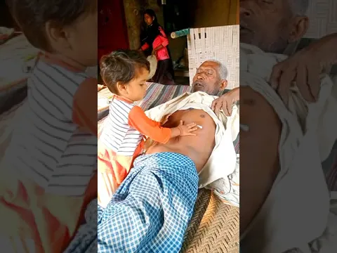 सगुन बाबा की सेवा कर रही हैं 😘😍🤔