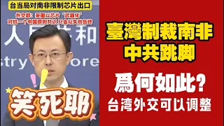臺灣制裁南非，中共跳脚。為何如此？台湾外交可以适当调整。2025.09.27NO3033