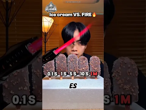 Es Krim Dibakar 10 Menit, Jadi Apa?