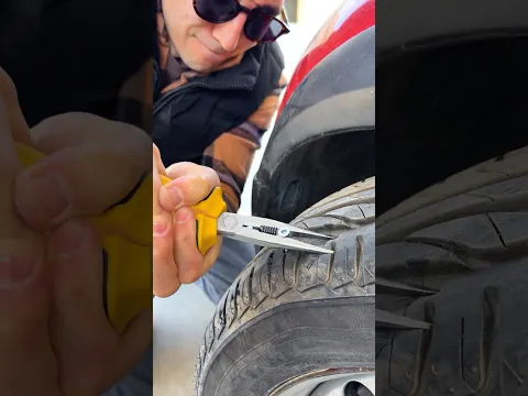 Flat Tire? Not Anymore with This Method #hack #lifehack #shorts