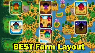 Rating ALL The 7 Farm Layouts in Stardew Valley 1.5