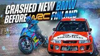 Flipped my new BMW / SFT madness / streetbike on dirt