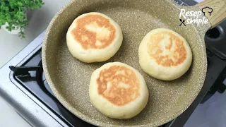 Kamu pasti suka. Tanpa oven, lembut, empuk. Roti Gepeng Teflon