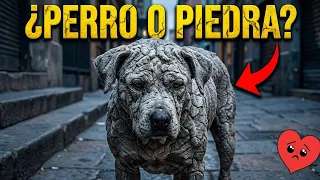 El perrito petrificado que nadie quería tocar 🥺