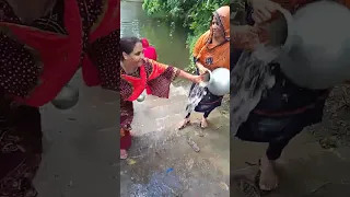 বিয়ে বাড়ির মজার গোসল না দেখলে মিস করবেন 🤪#@bollywood shortcut
