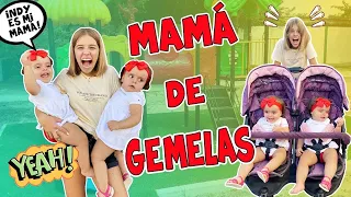 24 HORAS SIENDO MAMÁ DE GEMELAS BEBÉS / El mundo de Indy