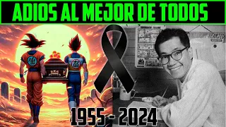 FALLECE EL CREADOR DEL MEJOR ANIME DEL MUNDO - ADIÓS  AKIRA TORIYAMA