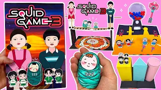DIY Squid Game3 Game Book📕💗 / free printable✨오징어게임3 게임북 만들기 / 무료도안