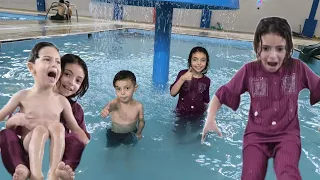 نار🩻 نار🕺🏼 اليوم جودي 😜وزنوبه بالمسبح🏊🏼