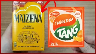 SOBREMESA DE MAIZENA COM TANG / SOBREMESAS RAPIDAS E FACEIS / SOBREMESA FACIL😋😋