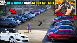 GTA 5 : New Indian Cars Stock Avilable In Michael New Cars Showroom Gameplay With Logitech G29
