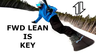 Forward Lean on Bindings Physics for Snowboarding