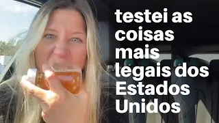 Testei as coisas mais legais que encontrei nos Estados Unidos!