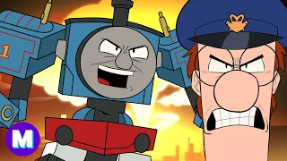 Man vs Train 1-3: Cartoon Nightmares (4K REMASTER)