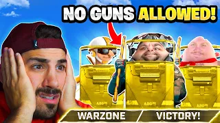 The NO GUN Challenge in Warzone! 🤣 *BAD IDEA*