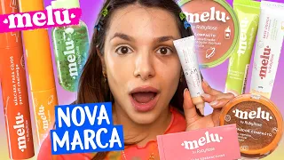 MAKE COMPLETA só COM MELU! Base, corretivo... a NOVA marca da RUBY ROSE