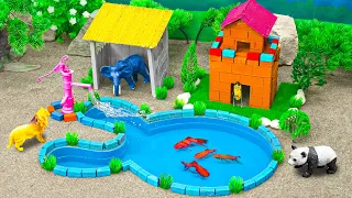 40 Minutes Satisfying with Build Horse Farm Playset Toys | Caring for Horse Injured | Cattle Farm