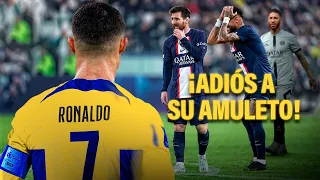 EL TREMENDO GOLPE que le llegará a Messi y PSG x CR7 ¡ADIÓS a su amuleto!