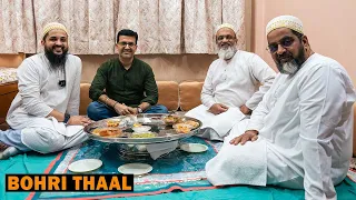 SURAT Ramzan FOOD Walk @ Zampa Bazar I HUGE BOHRI THAAL + Kerosene Oil Stove Tandoor +Goat BRAIN FRY