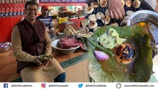 RANCHI Veg Street Food Tour ( Upper Bazar ) - Dhuska Barra + Ghee Litti + Colourful Rasgulla + Lassi