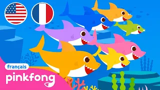 Baby Shark More en anglais et français | +Comptines | Pinkfong, Bébé Requin! Chansons pour Enfants