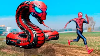 Homem-Aranha e o Monstro Cobra Aranha NA VIDA REAL