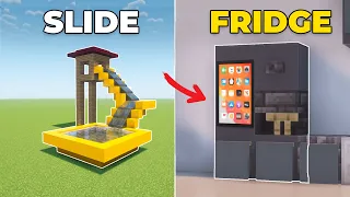 Minecraft: 50+ Build Hacks Will TRANSFORM Your House! (Kitchen, Bathroom & More)