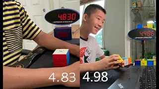 Cubing with Matty Hiroto Inaba（Some Fours we got）