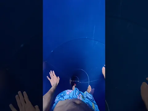 Tunnel Waterslide With Car Playground Parkour POV