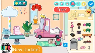 NEW FREE PACK 🚨?! Toca life World New home disgn Gratis 🤔😱 OMG / 1.45 Update harikaa yeni !