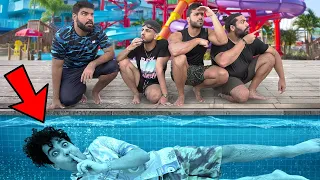 تحدي أكبر لعبة غميضة (ملاهي مائية) مع اليوتيوبرز 😱💦