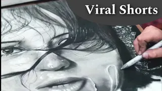 Viral Sketching shorts | ART CLASSES #shorts #artistshikhasharma #art
