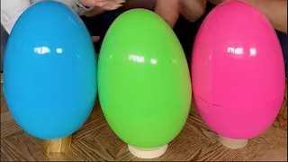 GIANT Surprise Eggs Challenge Win $100 or Get gross chocolate balls
