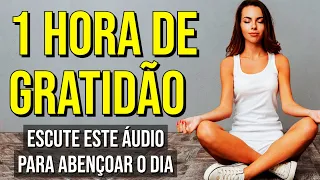 1 HORA DE GRATIDÃO PARA ABENÇOAR O DIA | Áudio com Afirmações Positivas da Lei da Atração