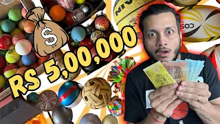 BALLS KA BUFFET (PART 4)  😱🤑 #ball #collection #unboxing #cricket