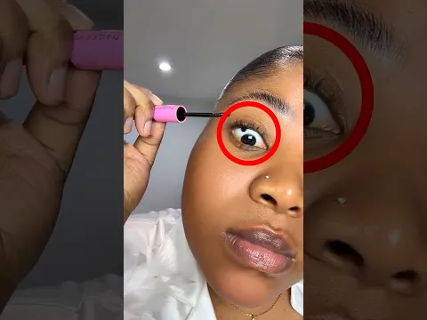 Mascara in Her Eye… Big Problem 👁️⚠️