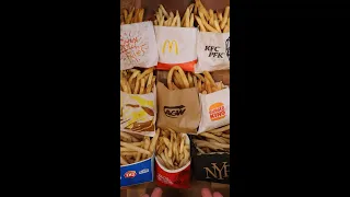 Let's Try Different Fast Food FRIES