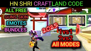 HN Shri ALL Craftland Map Code 🔥 1 vs 1, 2vs2, 9999+ Likes | HN Shri ALL Craftland Map Code Password