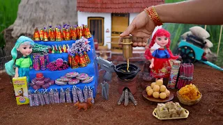Diwali Special | Easy Milk Barfi Recipe | Instant Ribbon Chakli Recipe | Milk Powder| The Tiny Foods