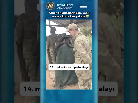 Vanlı Askere Komutan Şakası Yapan Arkadaşları 🤣😅