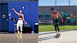 Steph Curry Training Be Like... Sports Bra Edition! | BdotAdot5
