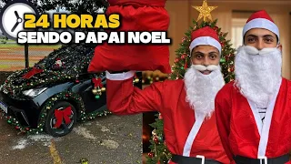 FOMOS PAPAI NOEL POR 24 HORAS *teve trolagem 