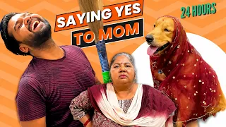 Saying Yes to Mom For 24 Hours Challenge | The PeaNut Vlogs