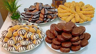 بغيتي ترتاحي🥰 حلويات ببيضة واحدة فقط أكثر من 150 حبة بعجينة واحدة تذوب في الفم 👌👌