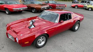 Test Drive 1974 Pontiac Firebird TA Supercharged "FAST" Maple Motors $SOLD$