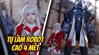 30 days I built a 4 meter tall robot model from foam