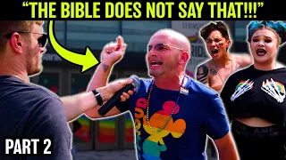 Street Preaching at WILD Gay Pride Festival!