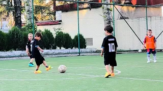 Wonderkid  Twins Amazing Football Match ! 🔝🤩 #twins #5yrold #talented #kidsfootball